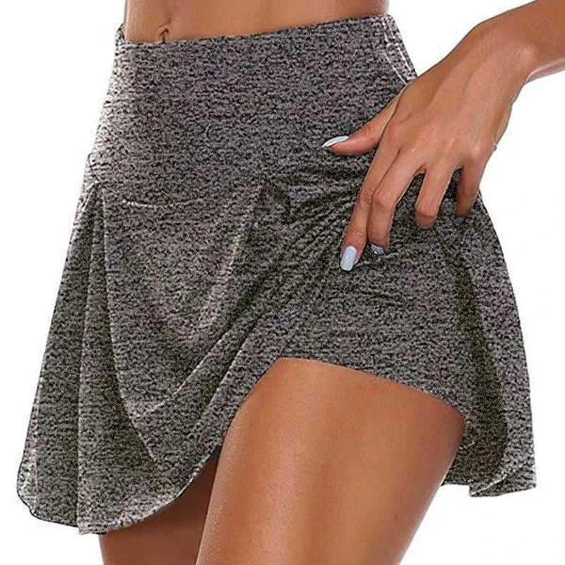 Mulheres esporte shorts saias verão respirável casual fitness secagem rápida correndo skort feminino ativo atlético yoga saia de fitness