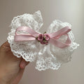 Embroidery Hair Bows Lace Big Bows Hairclip Women Elegant Spring Clip Spring Summer Hair Accessories Women Barrettes