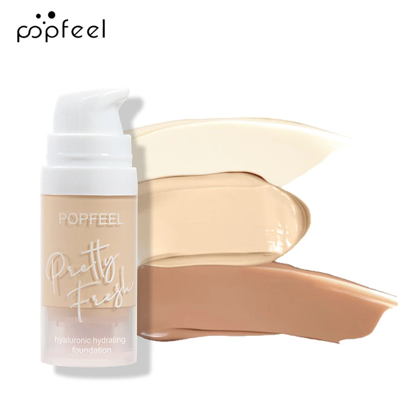 POPFEEL-Base Líquida, Longa Vestindo, Produto De Maquiagem De Rosto, Fundação Hidratante, Corretivo, 1Pc