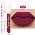 Sexy Long Lasting Velvet Matte Liquid Lipstick, Maquiagem, Mulheres Beleza, Vermelho, Antiaderente, Impermeável, Lip Gloss