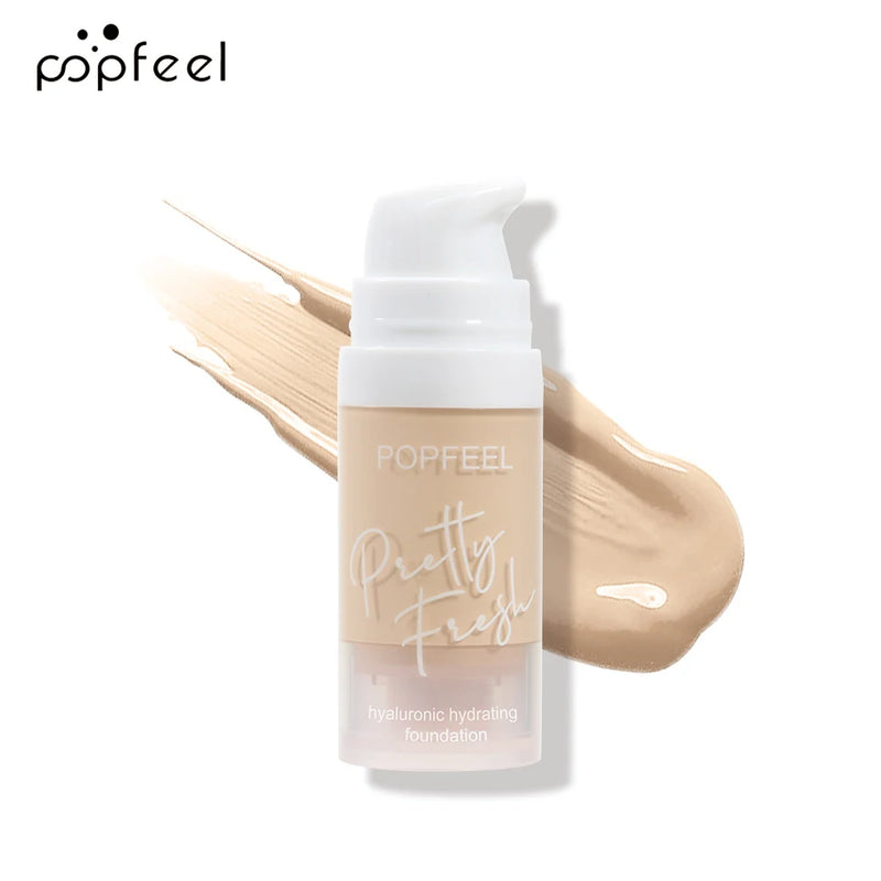 POPFEEL-Base Líquida, Longa Vestindo, Produto De Maquiagem De Rosto, Fundação Hidratante, Corretivo, 1Pc