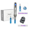 Autêntico Dr Pen Ultima M8S, 22 Pcs Agulha Pin, Anti Back Flow, Microneedling Pen, Derma Pen, Máquina de Beleza Sem Fio, Skincare Pen