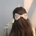 Embroidery Hair Bows Lace Big Bows Hairclip Women Elegant Spring Clip Spring Summer Hair Accessories Women Barrettes