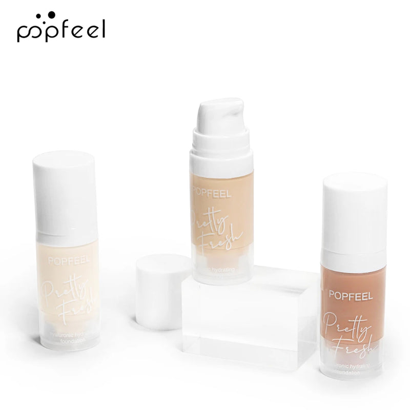 POPFEEL-Base Líquida, Longa Vestindo, Produto De Maquiagem De Rosto, Fundação Hidratante, Corretivo, 1Pc